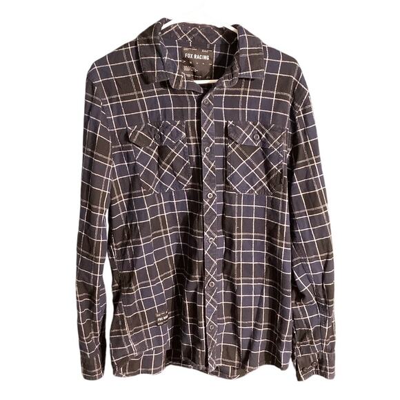 Fox Racing Other - Fox Racing Flannel Shirt Men’s Size M – Casual, Collared, 100% Cotton